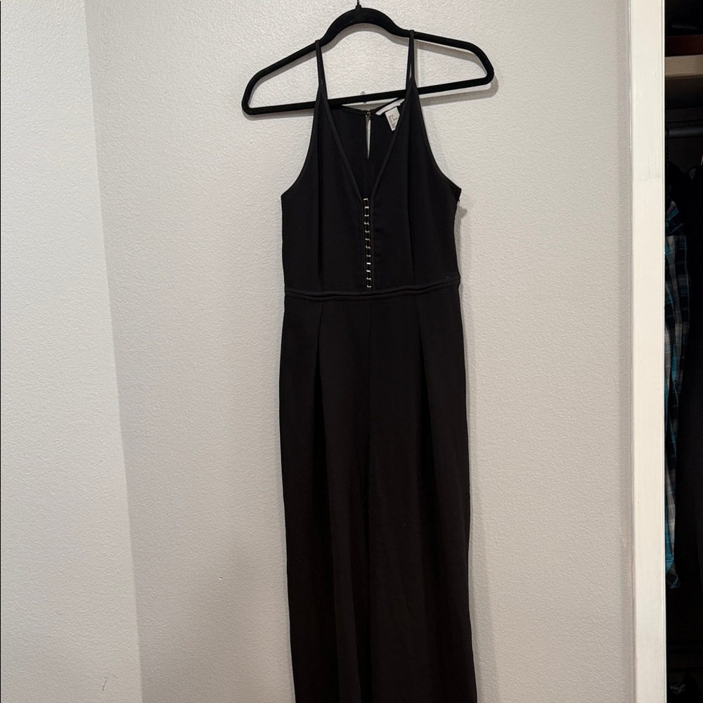 Black Sleeveless Jumpsuit